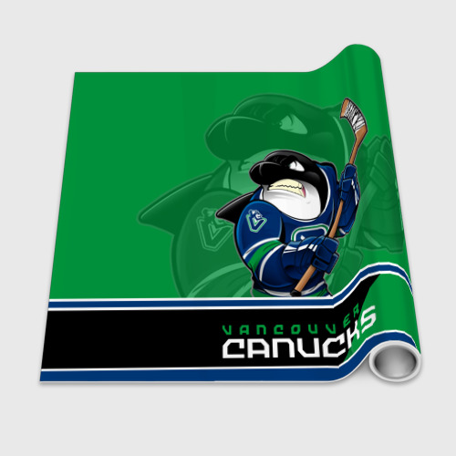 Бумага для упаковки 3D Vancouver Canucks - фото 2