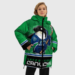 Женская зимняя куртка Oversize Vancouver Canucks - фото 2