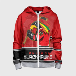 Детская толстовка 3D на молнии Chicago Blackhawks