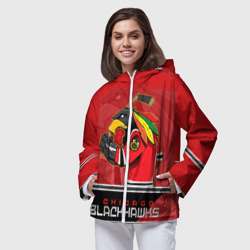 Женская ветровка 3D Chicago Blackhawks - фото 2