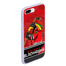 Чехол для iPhone 7Plus/8 Plus матовый Chicago Blackhawks - фото 2