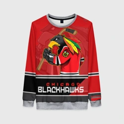 Женский свитшот 3D Chicago Blackhawks