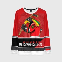 Женский свитшот 3D Chicago Blackhawks