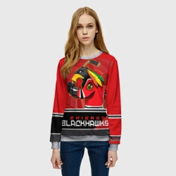Женский свитшот 3D Chicago Blackhawks - фото 2