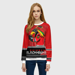 Женский свитшот 3D Chicago Blackhawks - фото 2