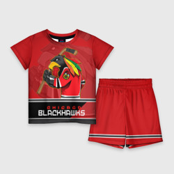 Детский костюм с шортами 3D Chicago Blackhawks