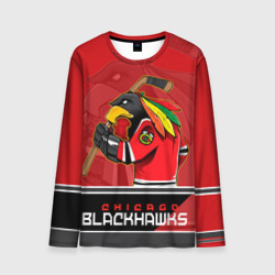 Мужской лонгслив 3D Chicago Blackhawks