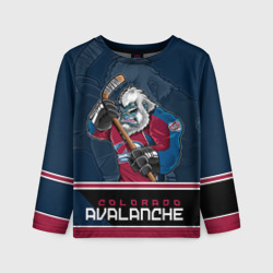 Детский лонгслив 3D Colorado Avalanche