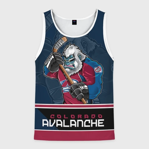 Мужская майка 3D Colorado Avalanche