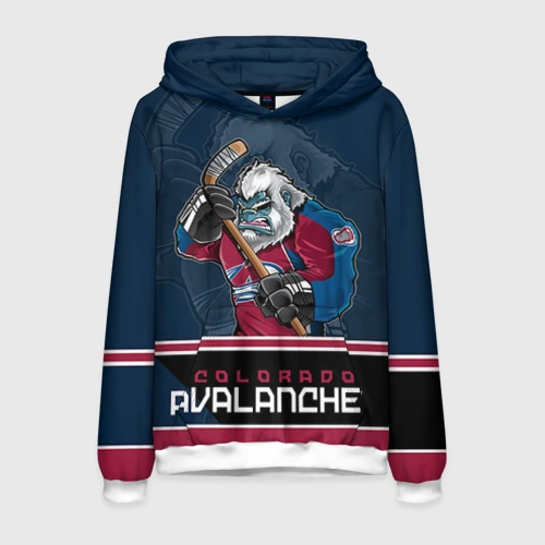 Мужская толстовка 3D Colorado Avalanche