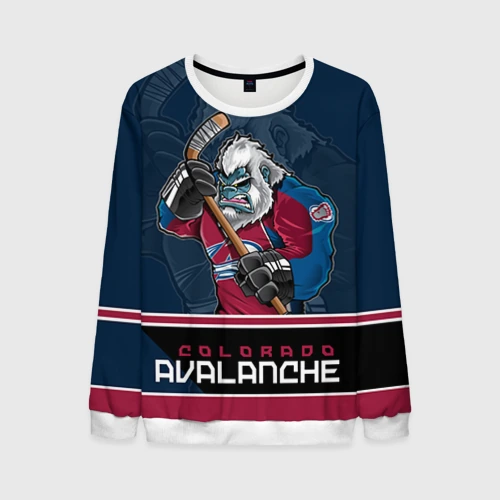 Мужской свитшот 3D Colorado Avalanche