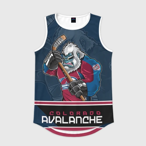 Мужская спортивная майка 3D Colorado Avalanche