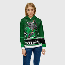 Женская толстовка 3D Dallas Stars - фото 2