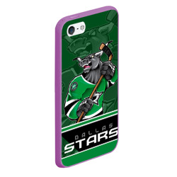 Чехол для iPhone 5/5S матовый Dallas Stars - фото 2