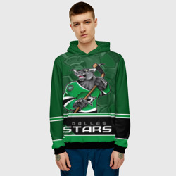 Мужская толстовка 3D Dallas Stars - фото 2