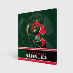 Холст квадратный Minnesota Wild