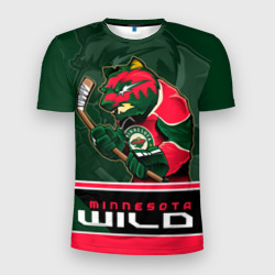 Мужская футболка 3D Slim Minnesota Wild