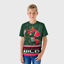Детская футболка 3D Minnesota Wild - фото 2