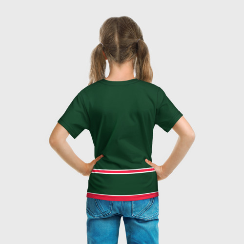 Детская футболка 3D Minnesota Wild, цвет 3D печать - фото 6