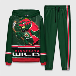 Женский костюм с толстовкой 3D Minnesota Wild