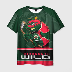 Мужская футболка 3D Minnesota Wild