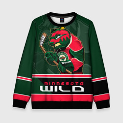 Детский свитшот 3D Minnesota Wild