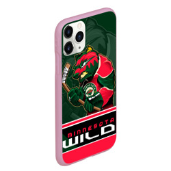 Чехол для iPhone 11 Pro Max матовый Minnesota Wild - фото 2