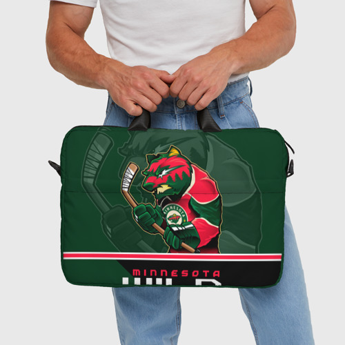 Сумка для ноутбука 3D Minnesota Wild, цвет 3D печать - фото 5