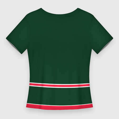 Женская футболка 3D Slim Minnesota Wild, цвет 3D печать - фото 2