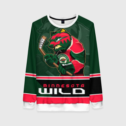 Женский свитшот 3D Minnesota Wild