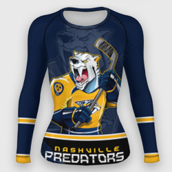 Женский рашгард 3D Nashville Predators