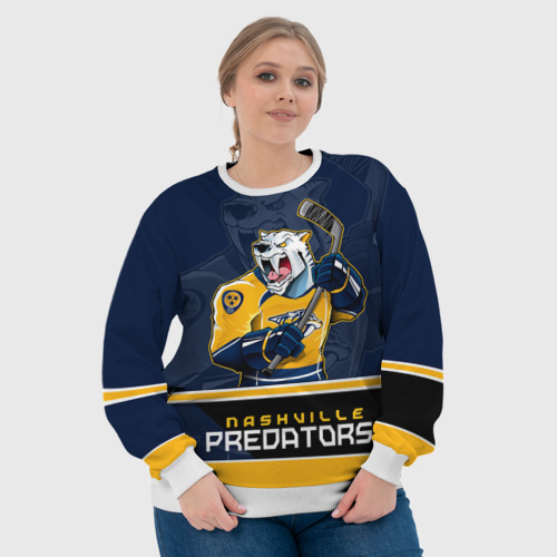 Женский свитшот 3D Nashville Predators - фото 6