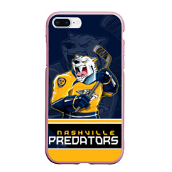 Чехол для iPhone 7Plus/8 Plus матовый Nashville Predators