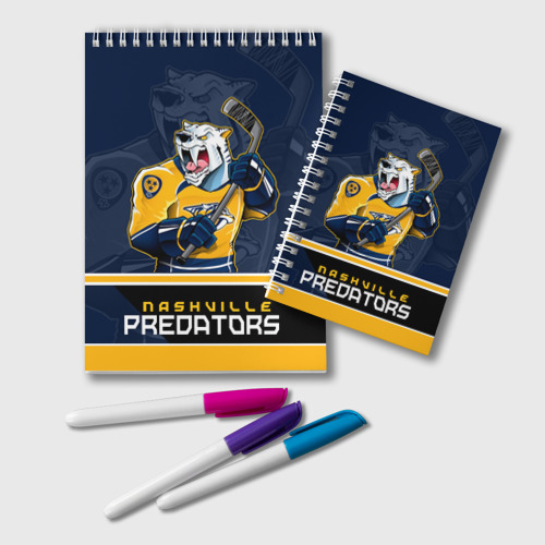 Блокнот Nashville Predators, цвет точка