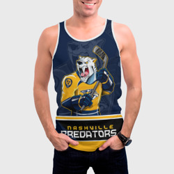 Мужская майка 3D Nashville Predators - фото 2