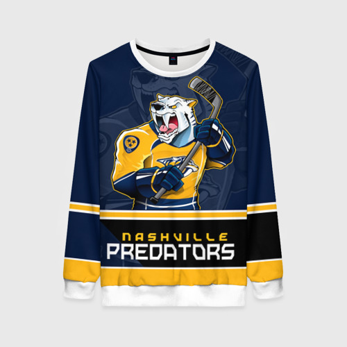 Женский свитшот 3D Nashville Predators, цвет 3D печать