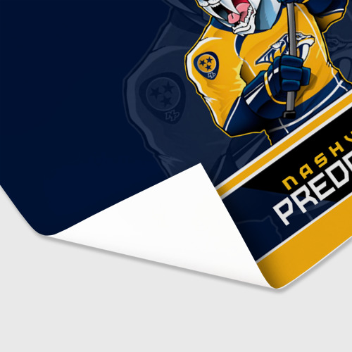 Бумага для упаковки 3D Nashville Predators - фото 3