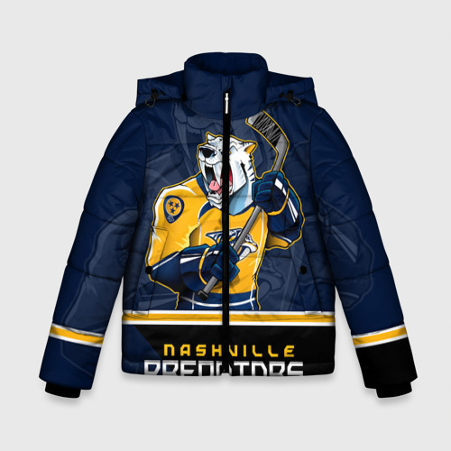 Зимняя куртка для мальчиков 3D Nashville Predators, цвет красный