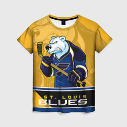 Женская футболка 3D St. Louis Blues