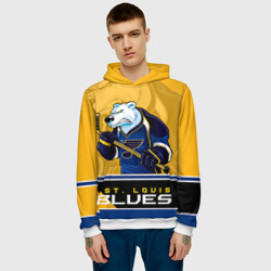 Мужская толстовка 3D St. Louis Blues - фото 2