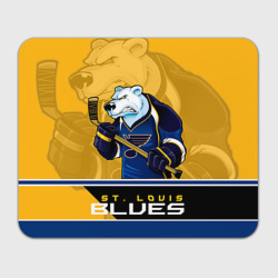 Прямоугольный коврик для мышки St. Louis Blues