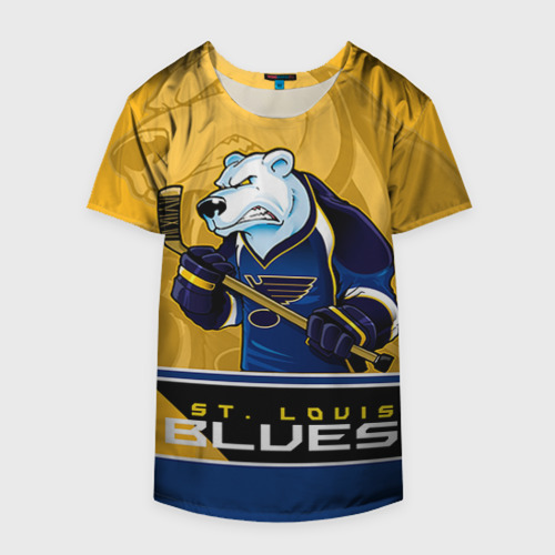 Накидка на куртку 3D St. Louis Blues, цвет 3D печать - фото 4