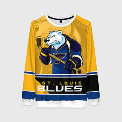 Женский свитшот 3D St. Louis Blues