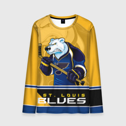 Мужской лонгслив 3D St. Louis Blues