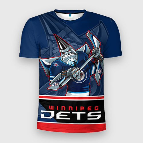 Мужская футболка 3D Slim Winnipeg Jets