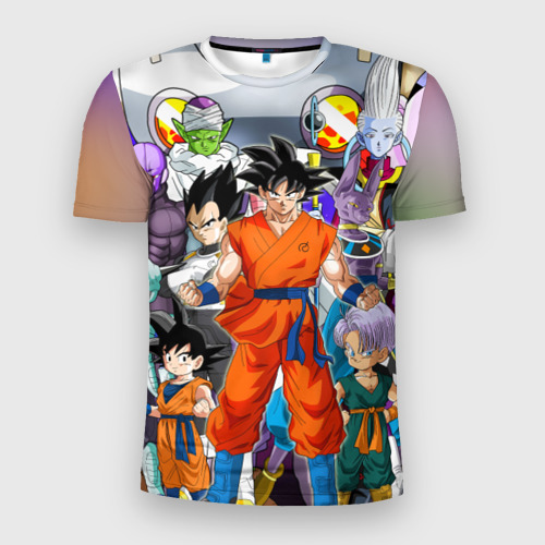 Мужская футболка 3D Slim Dragon Ball, цвет 3D печать