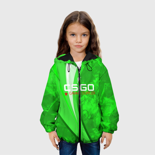 Детская куртка 3D cs:go - Gamma Doppler Style, цвет черный - фото 4