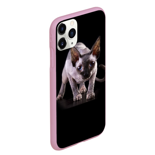 Чехол для iPhone 11 Pro Max матовый Сфинкс, цвет розовый - фото 3