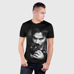 Мужская футболка 3D Slim Дневники вампира 4 - фото 2