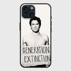 Чехол силиконовый для Apple iPhone 15 матовый Дневники вампира 5